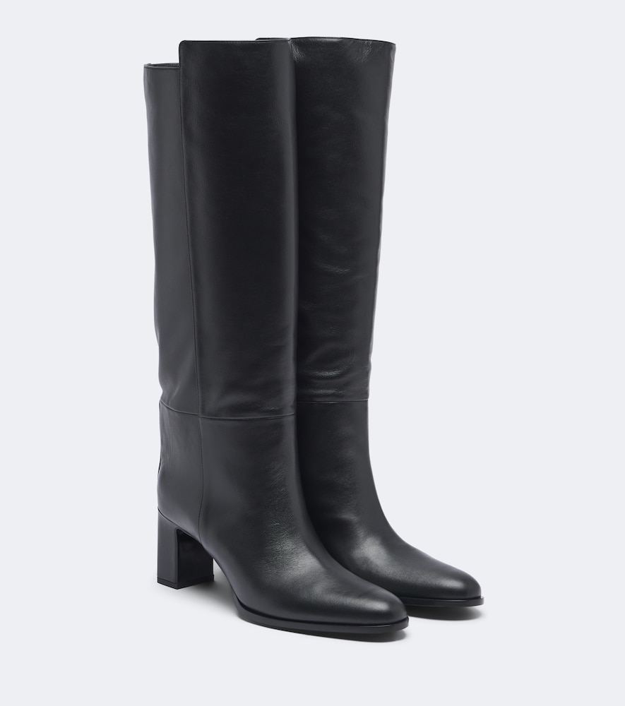 Kniehohe Stiefel Caly aus Leder