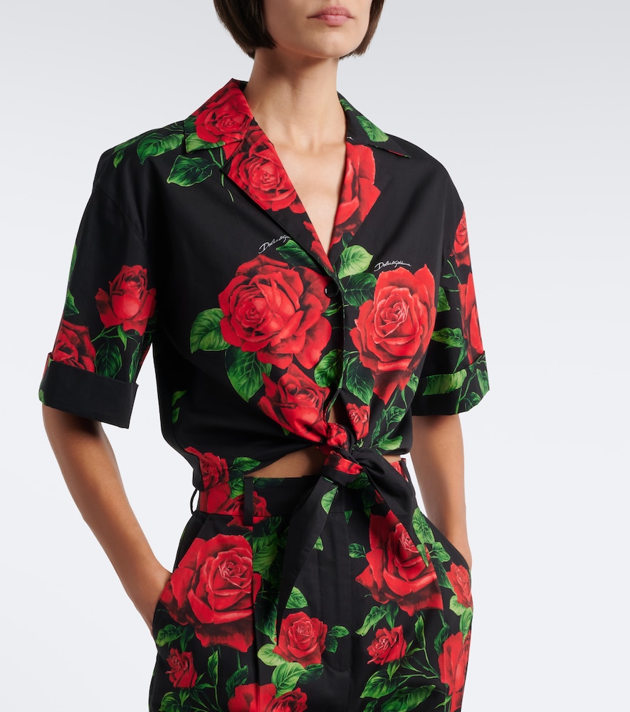 Dolce&Gabbana Floral Cotton Shirt