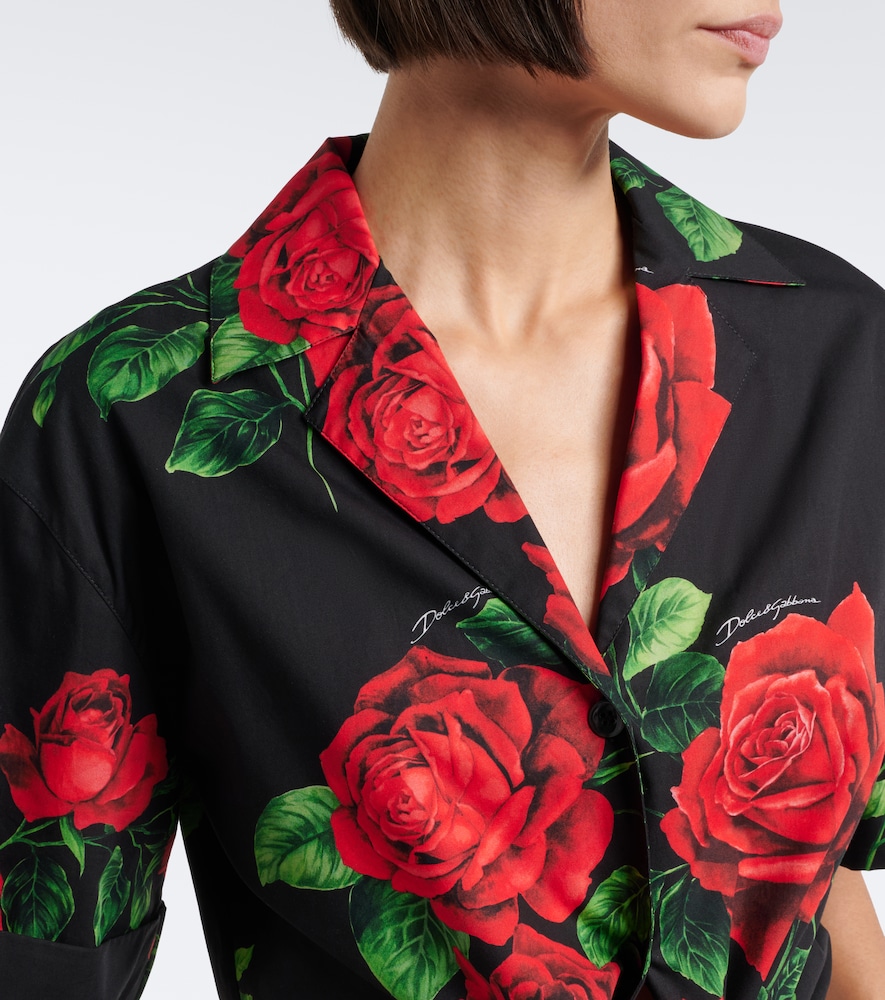 Dolce&Gabbana Floral Cotton Shirt