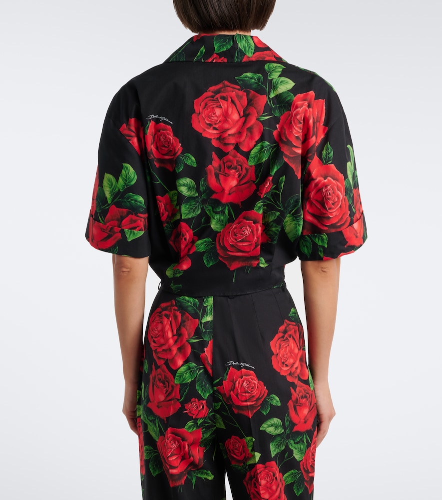 Dolce&Gabbana Floral Cotton Shirt