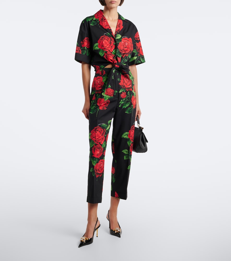 Dolce&Gabbana Floral Cotton Shirt