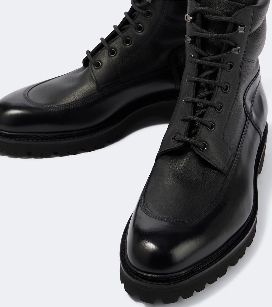 Peak Leather Lace-Up Boots