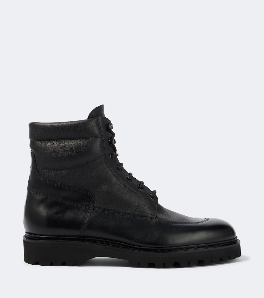 Peak Leather Lace-Up Boots