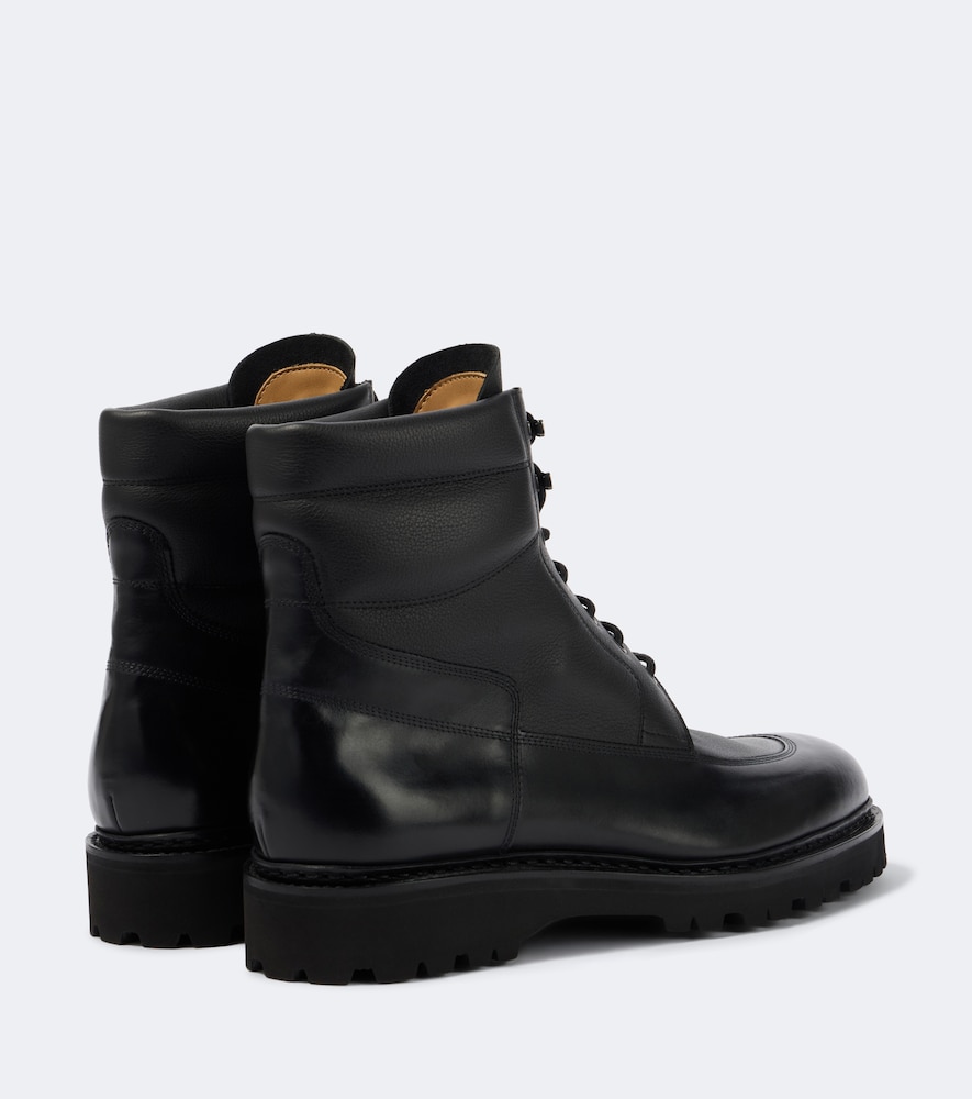 Peak Leather Lace-Up Boots