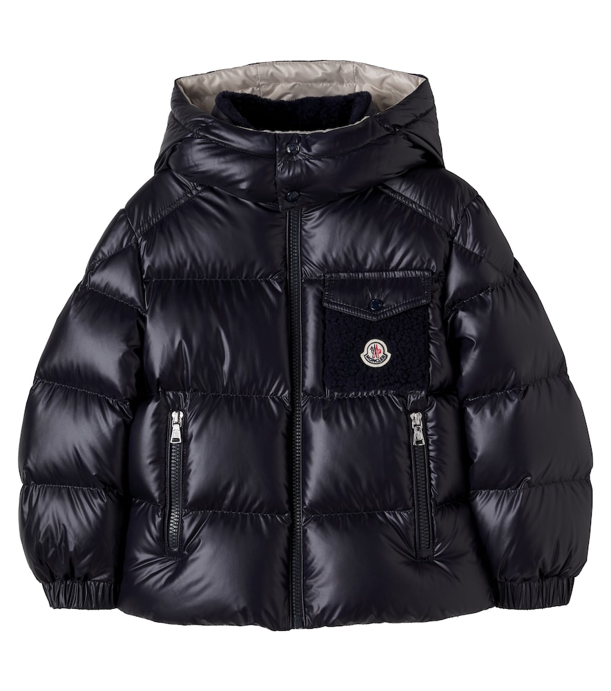 Moncler Enfant Blue Yule Hooded Down Jacket Y Size 8 - Mytheresa