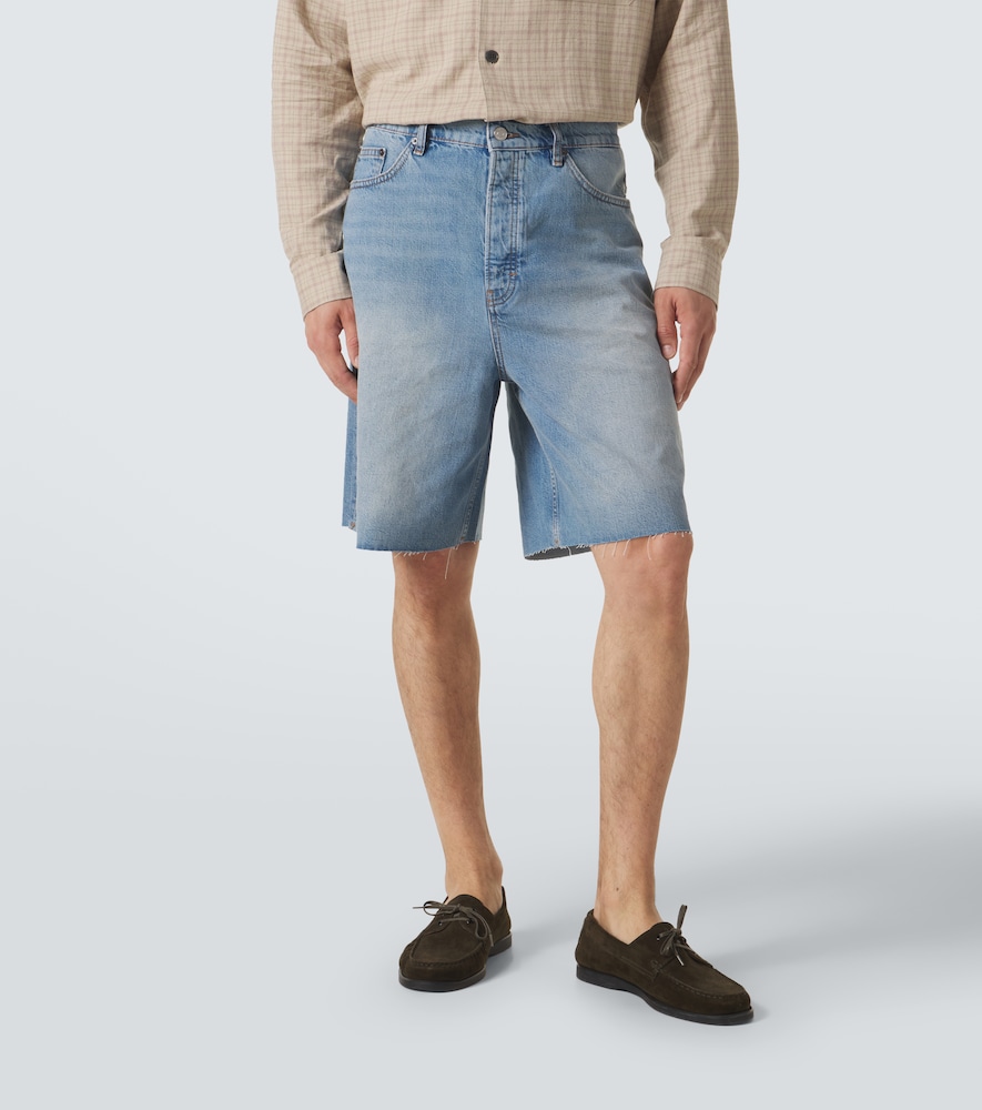  Frame Frame Bermudas De Denim Desgastadas 