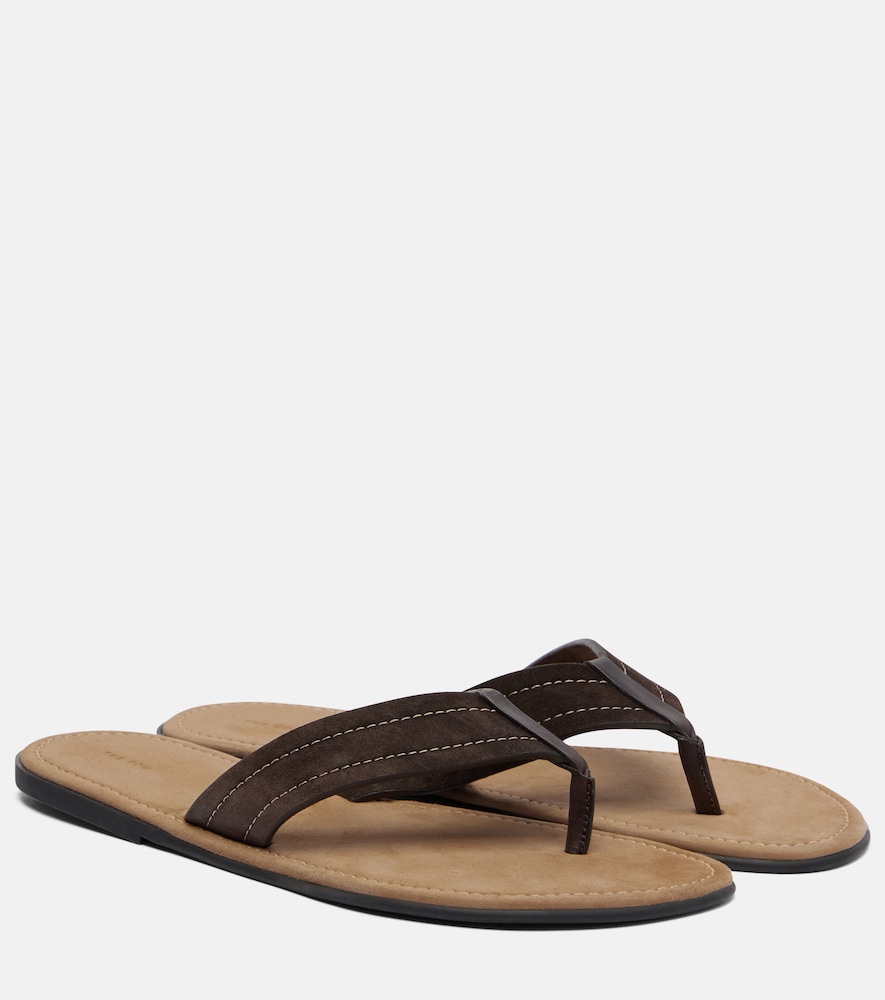 Zehensandalen Beach aus Veloursleder