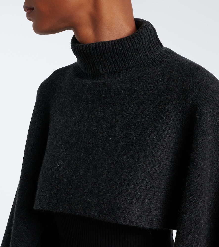 Marina Wool And Cashmere Poncho