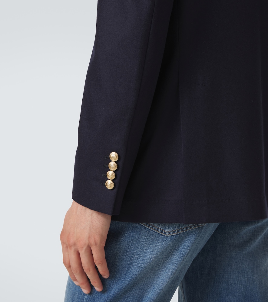 Double-Breasted Virgin Blazer