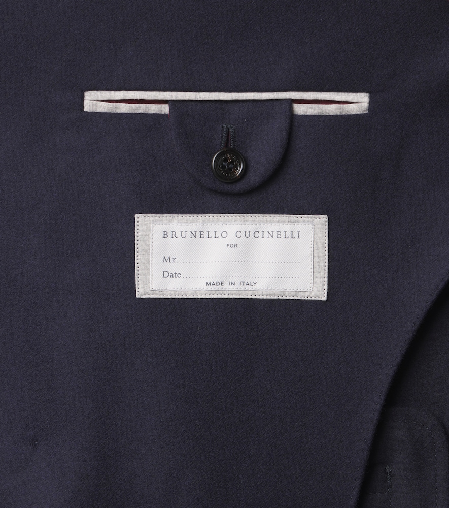 Double-Breasted Virgin Blazer