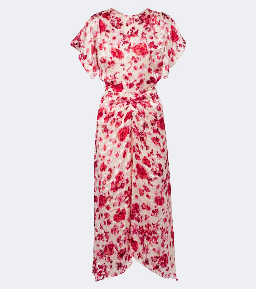 Midikleid Herva aus Devoré-Georgette