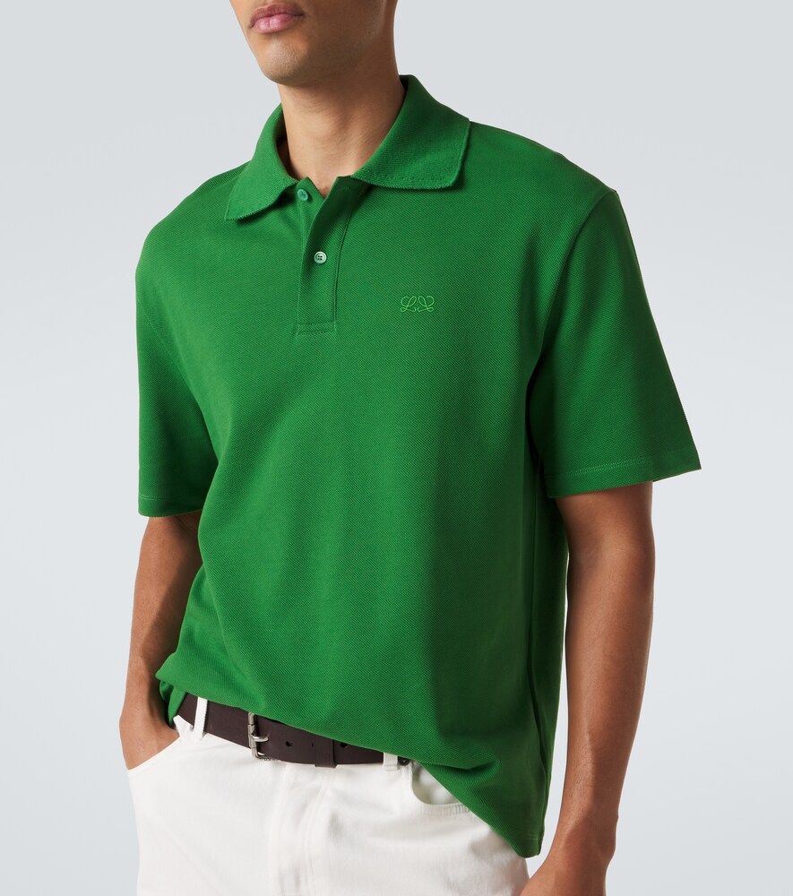 Embroidered Cotton Polo Shirt