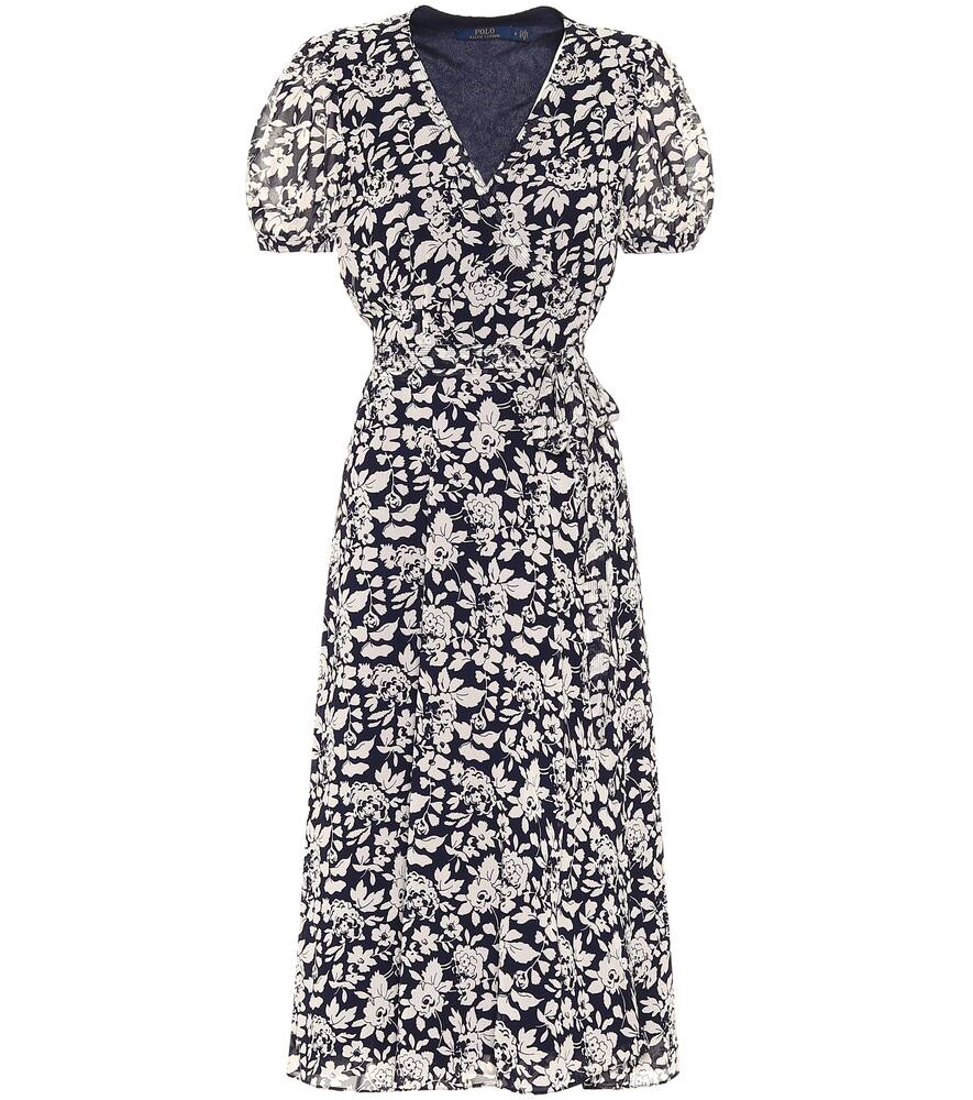ralph lauren floral wrap dress