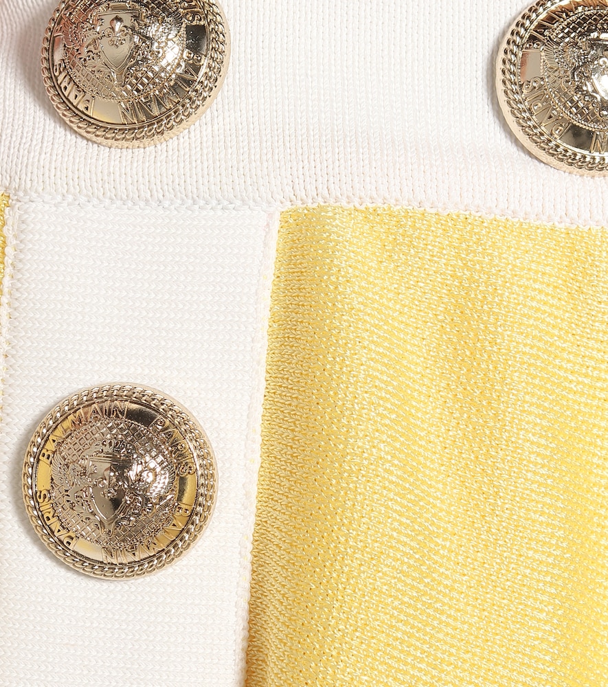  Balmain Balmain High-rise Knit Shorts 