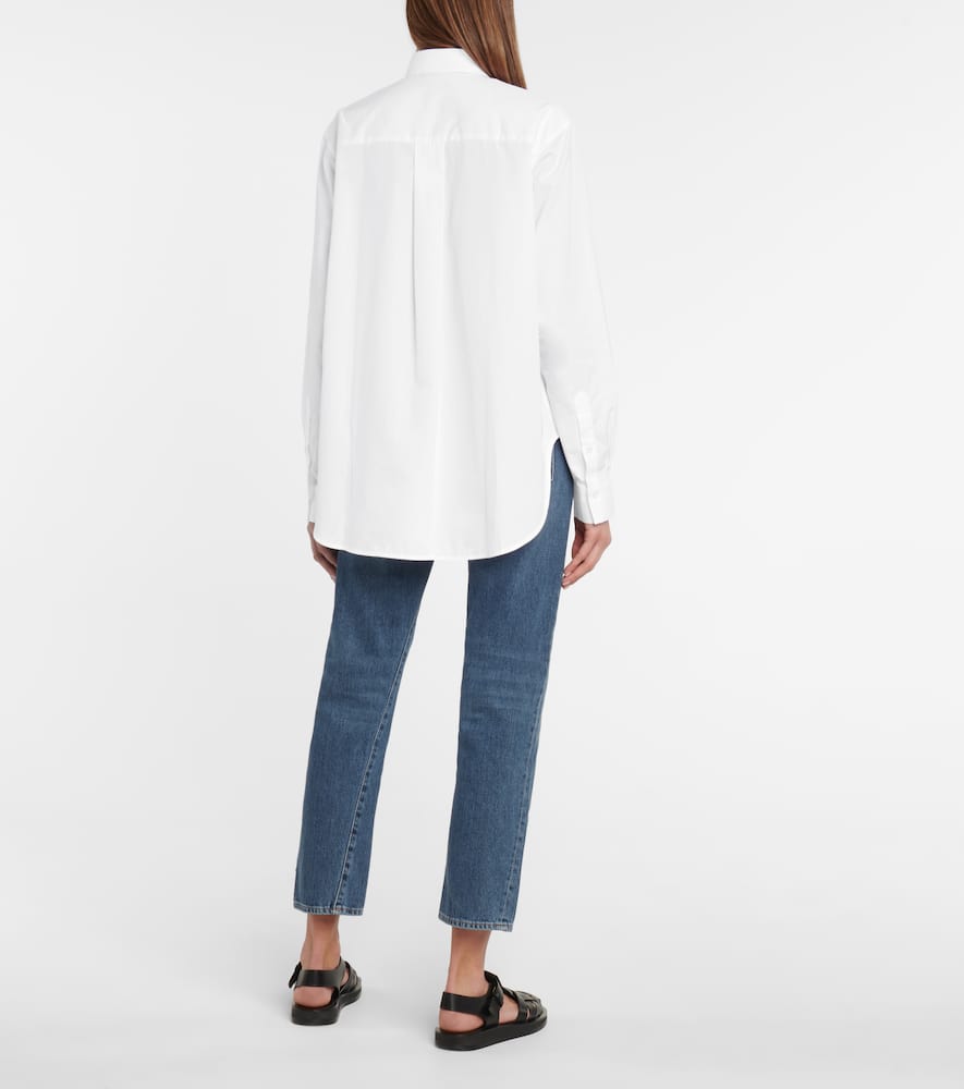 TOTÊME COTTON POPLIN SHIRT,P00548766