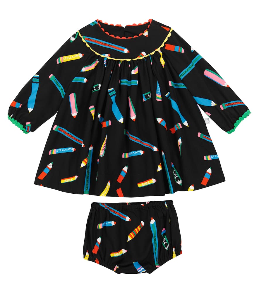 Stella McCartney Kids Printed dress and bloomer set