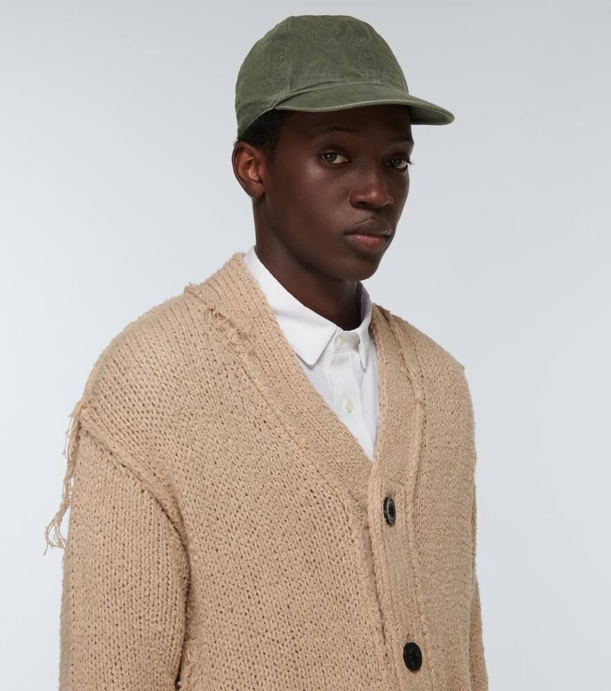 Sacai Baseballcap Aus Baumwolle In Khaki