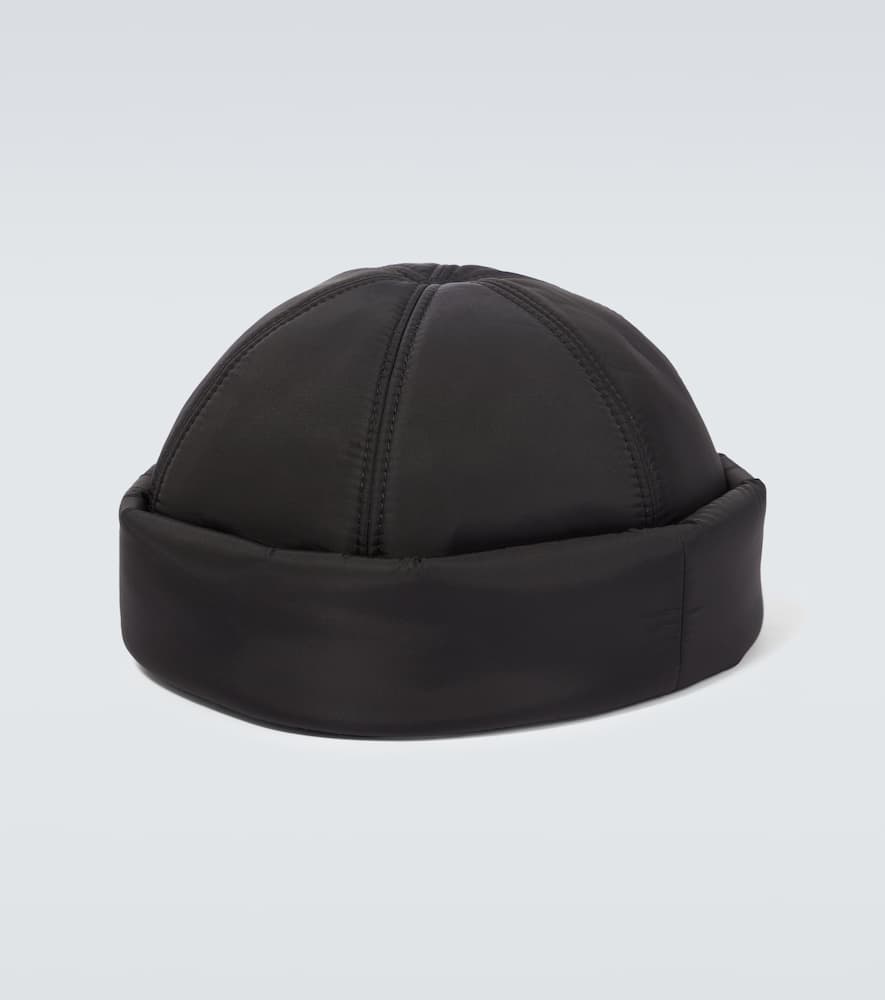 Prada Black Nylon Hat Men In Nero