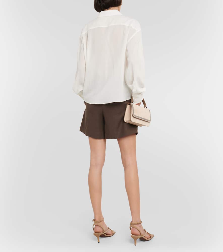 Brunello Cucinelli Cotton Shirt In White