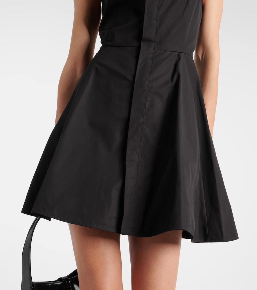  Ami Paris Ami Paris Hemdblusenkleid Godet Aus Baumwollpopeline 