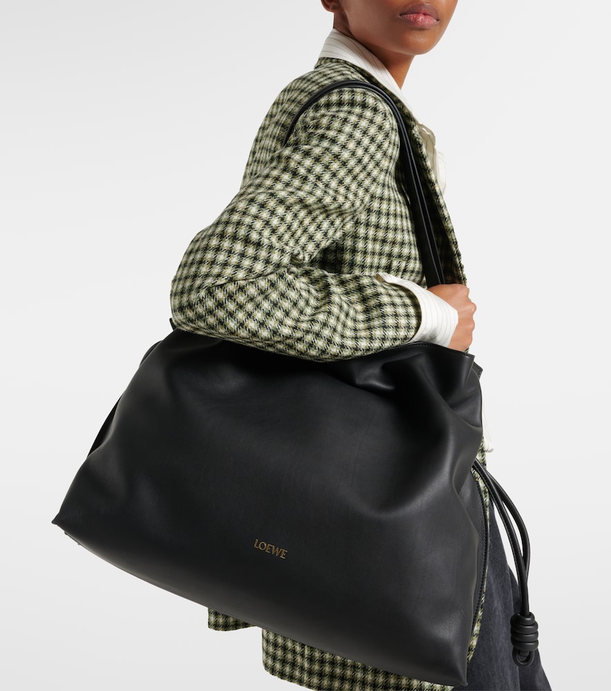 Loewe Flamenco XL leather clutch
