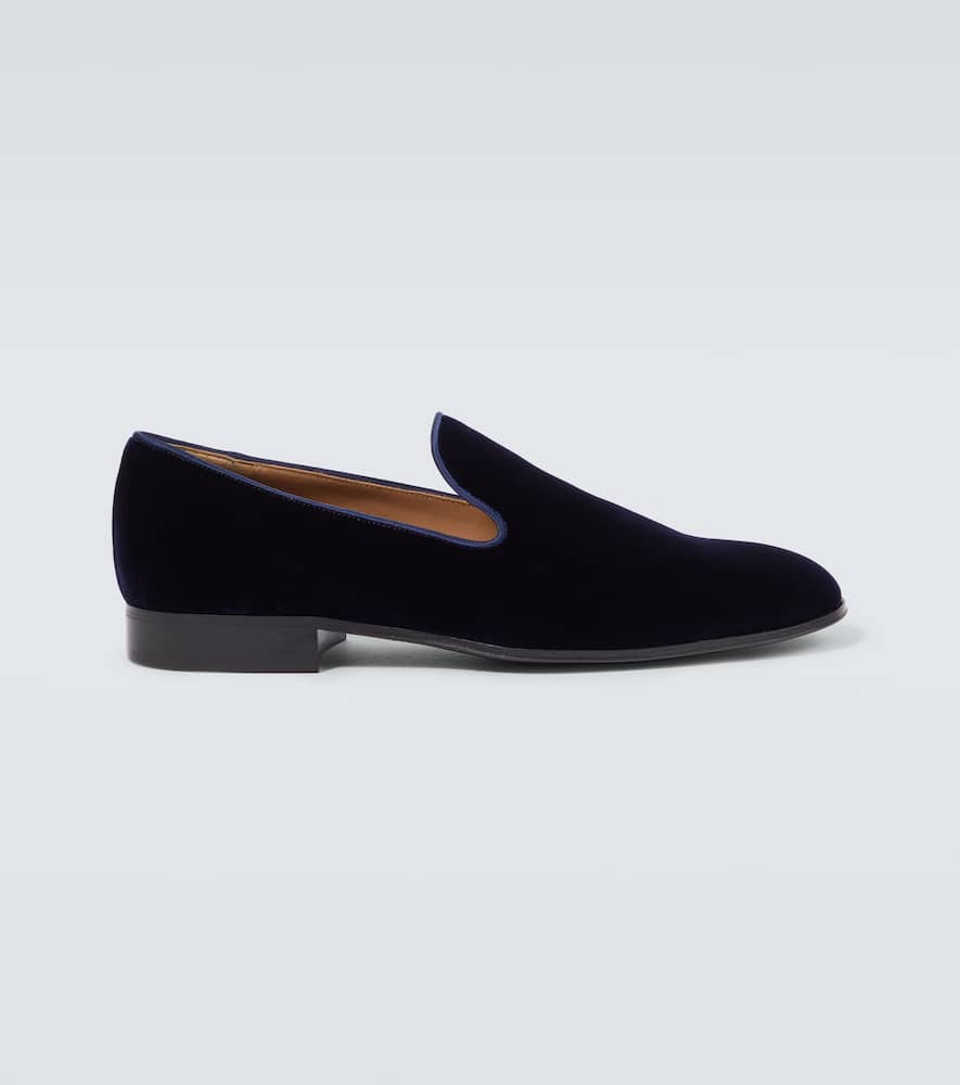 Jean velvet loafers