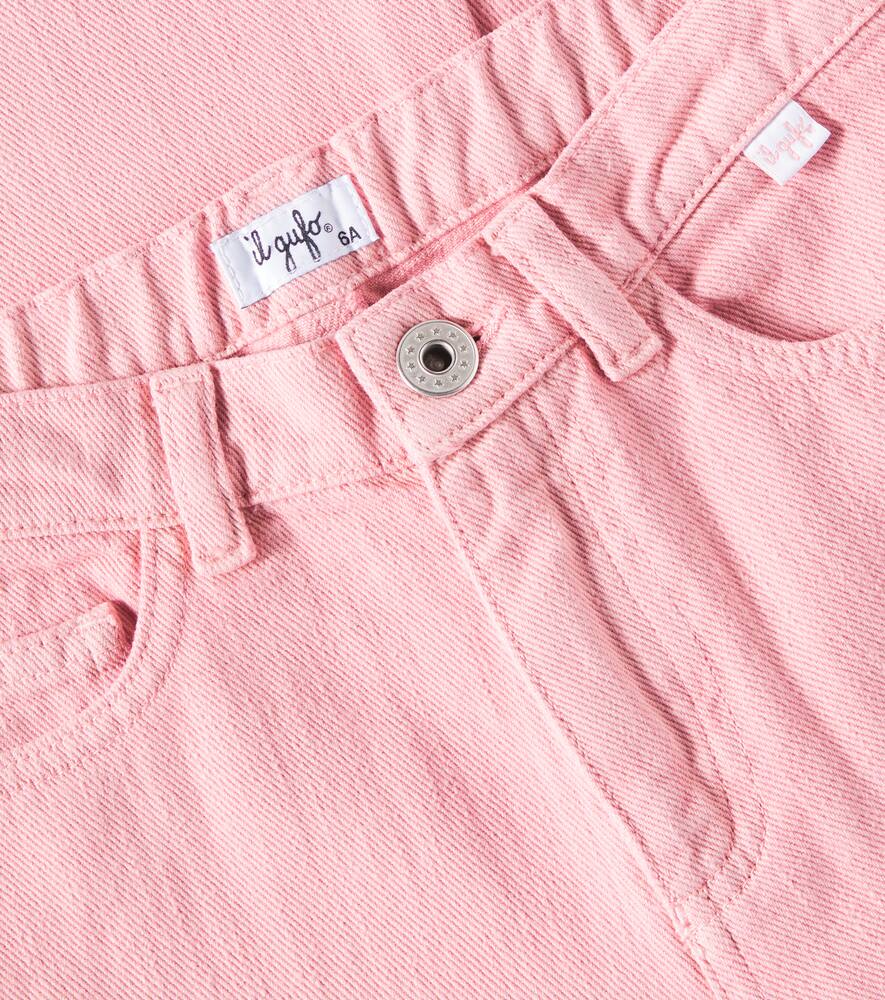 Il Gufo High-rise Straight Jeans In Pink
