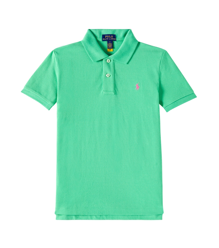 Polo Ralph Lauren Cotton Piqué Polo Shirt In Green