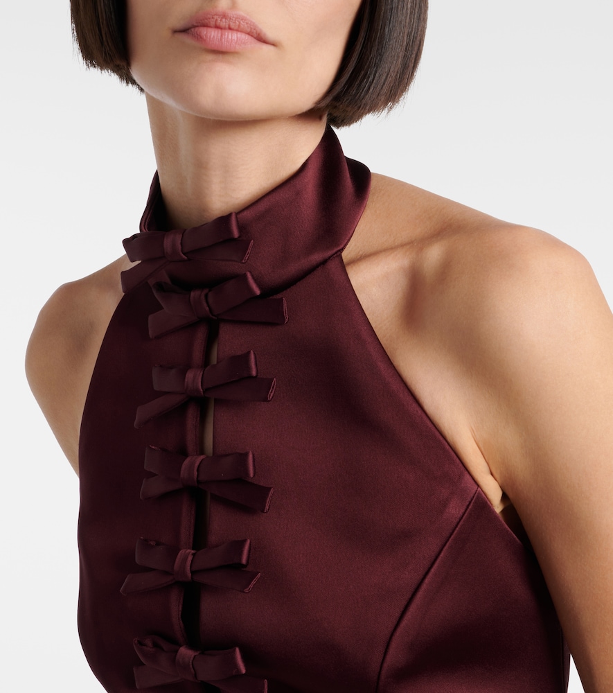  Rebecca Vallance Rebecca Vallance Cocktailkleid Merlot Aus Satin 