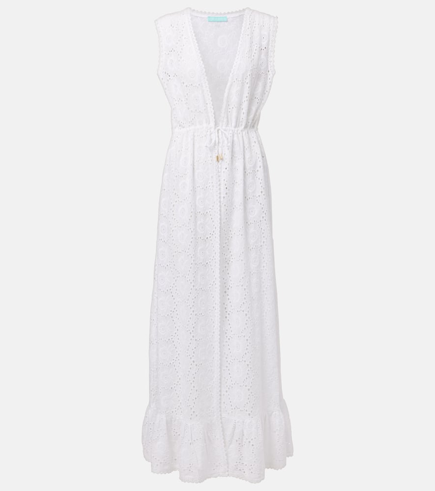 Tessa embroidered floral beach dress