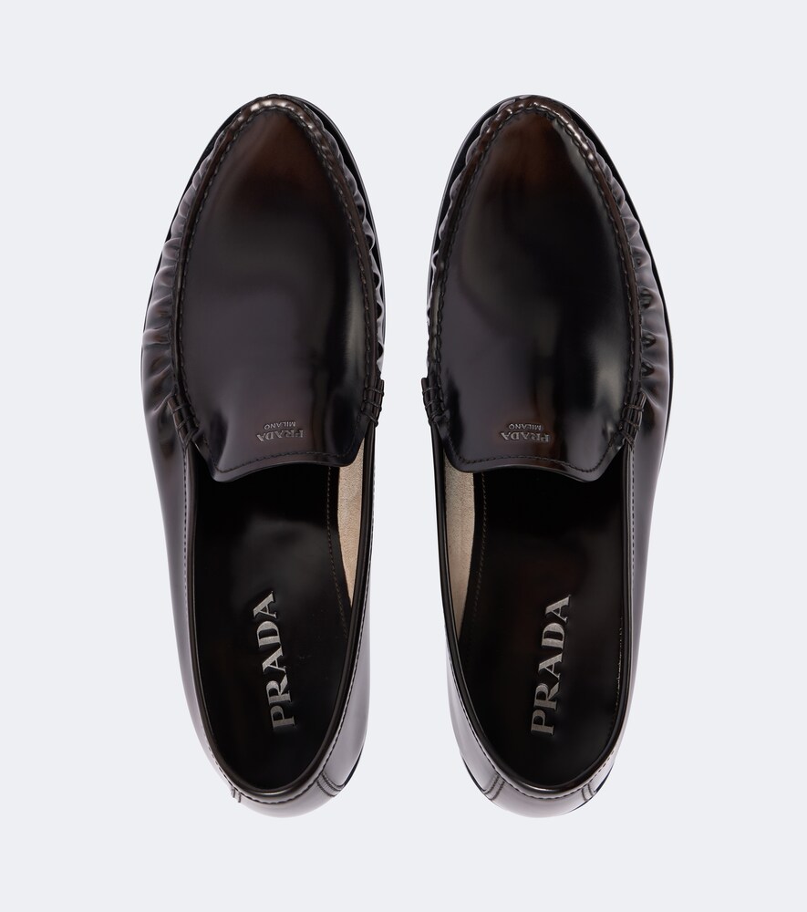  Prada Prada Leather Loafers 
