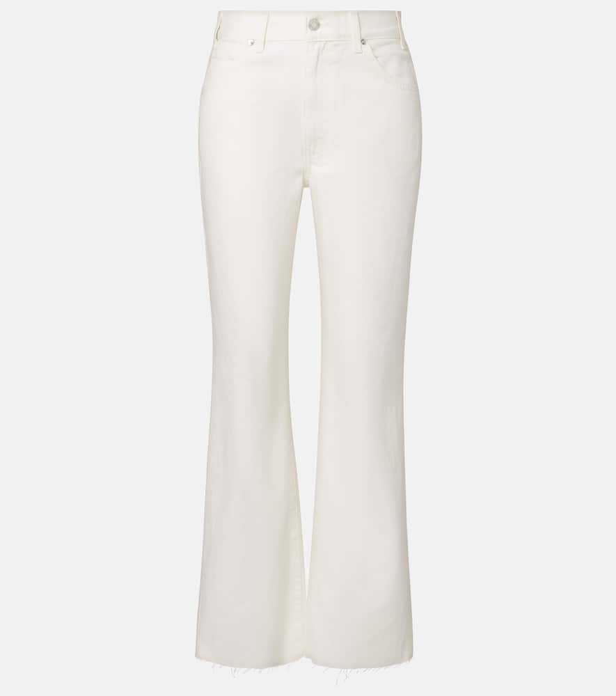 Calla high-rise cropped straight jeans