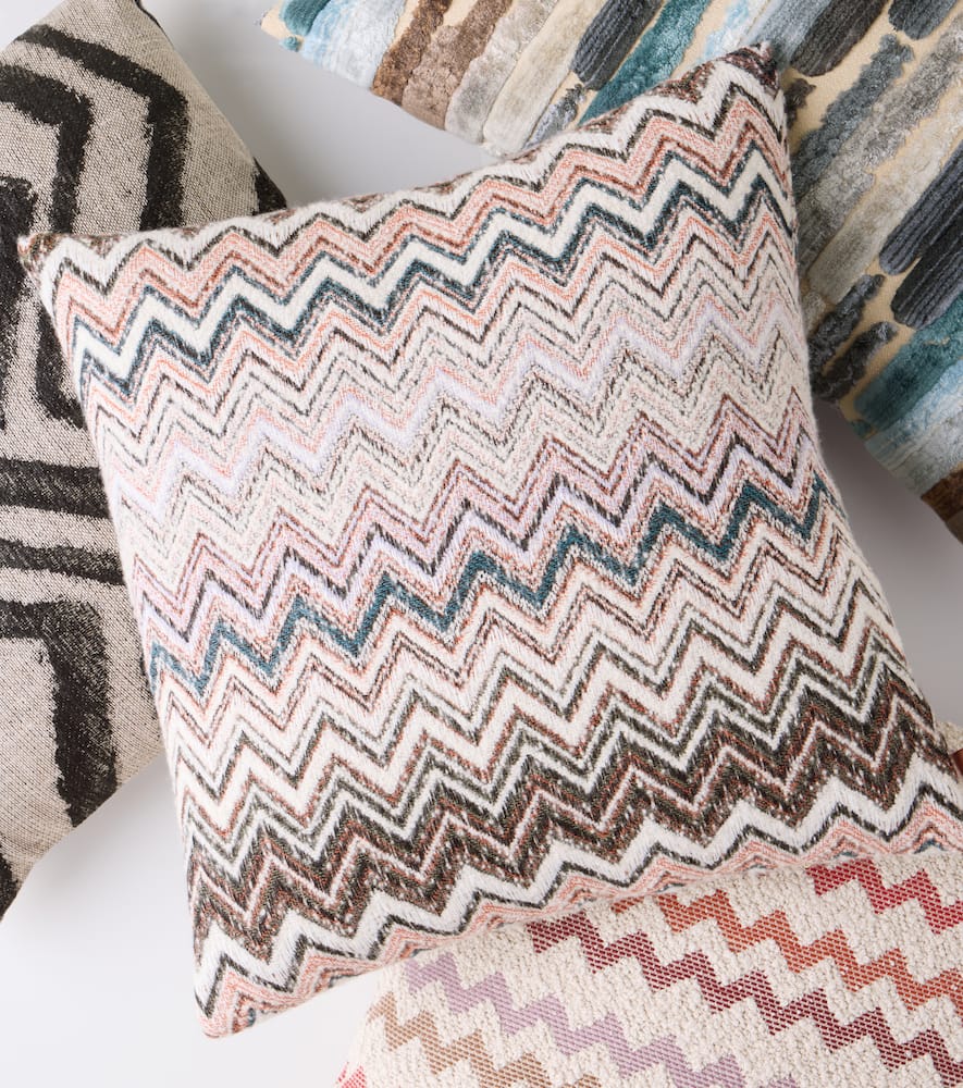 Missoni Capri Zigzag Cushion In Multi