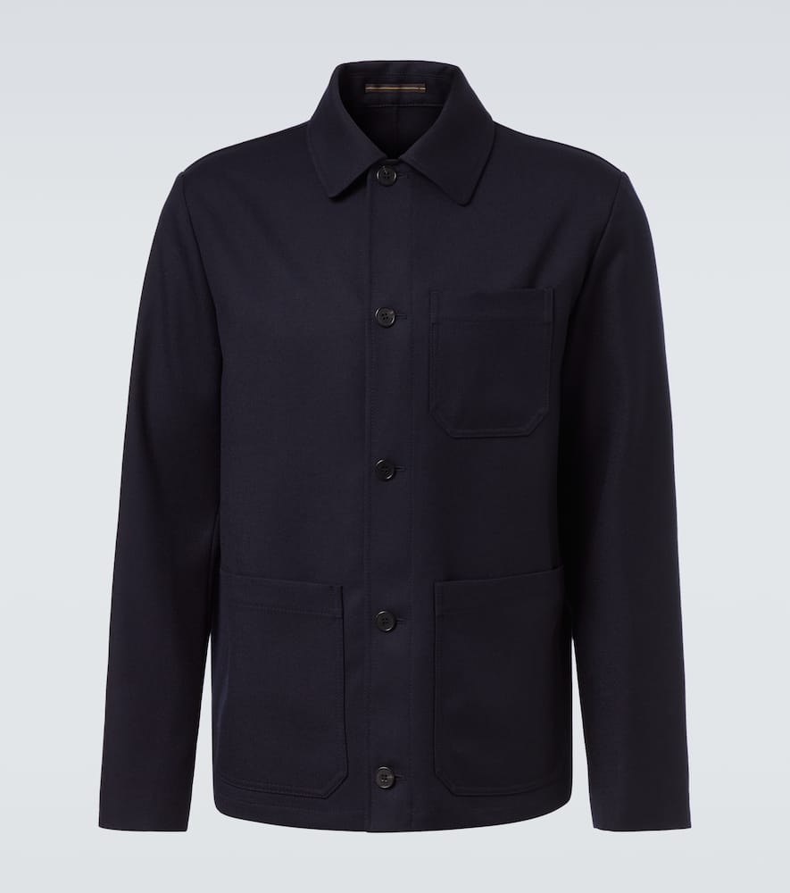 Virgin wool field jacket