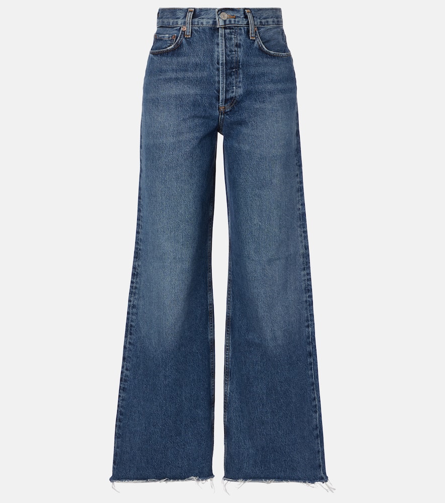 Dame high-rise wide-leg jeans