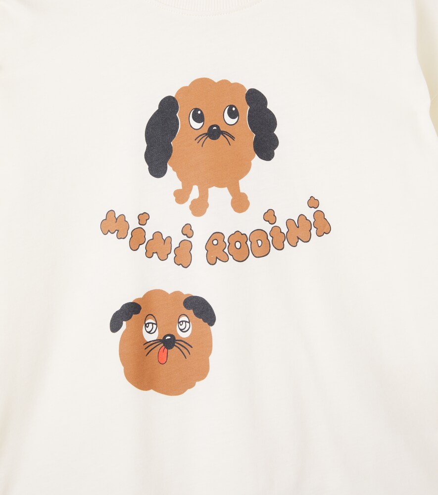  Mini Rodini Mini Rodini T-shirt Doggies Aus Baumwoll-jersey 