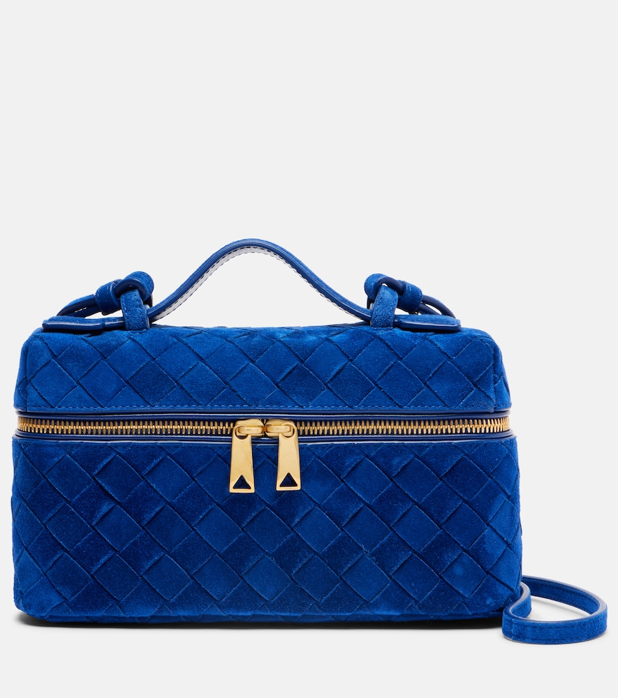 Bottega Veneta Bang Bang Intrecciato suede vanity bag