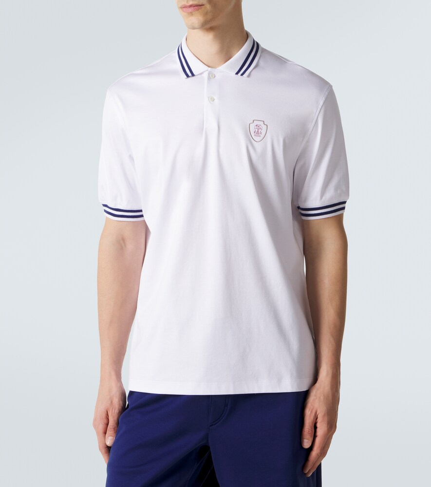  Brunello Cucinelli Brunello Cucinelli Polohemd Aus Baumwolle 