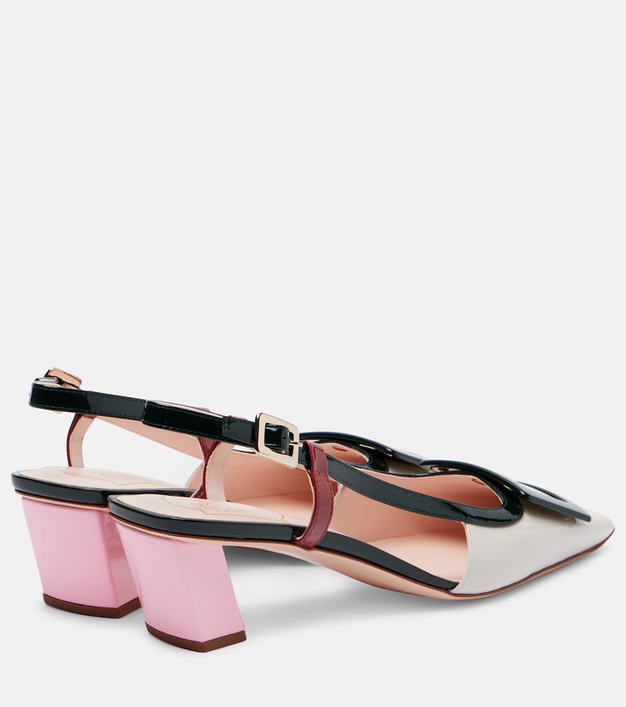  Roger Vivier Roger Vivier Slingback-pumps Belle Vivier 45 Aus Lackleder 