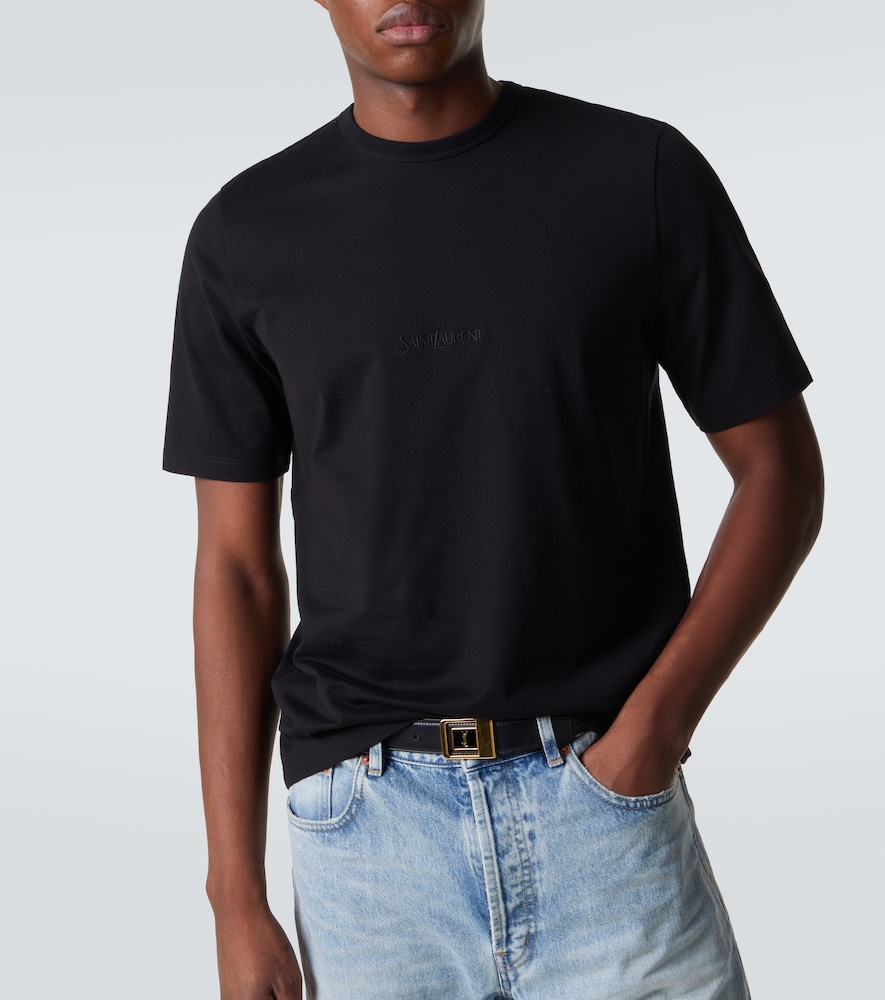  Saint Laurent Saint Laurent T-shirt Aus Baumwoll-jersey 