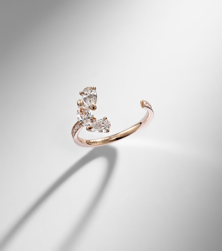  Repossi Repossi Ring Serti Sur Vide Aus 18kt Roségold Mit Diamanten 