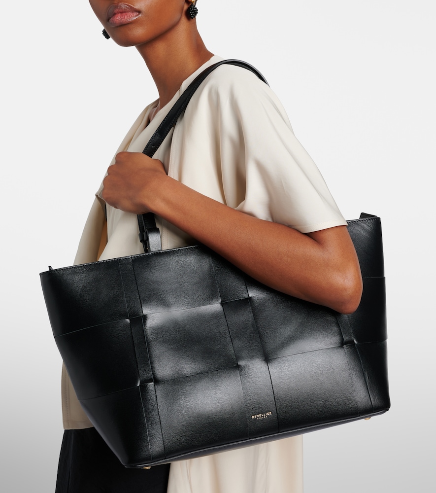 DeMellier Florence Large woven leather tote bag