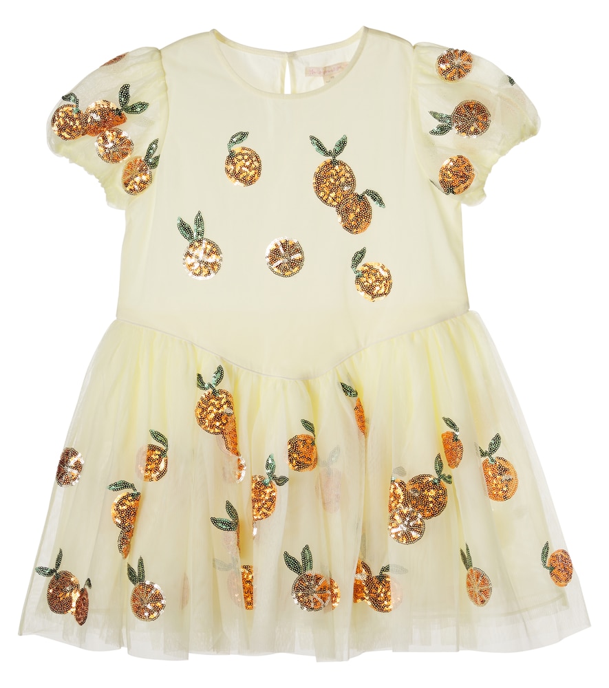 Konges SlÃ¸jd Abito Heartlily in tulle con paillettes