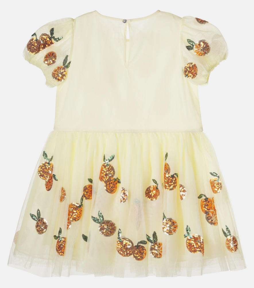  Konges Slojd Konges Sløjd Kleid Heartlily Aus Tüll Mit Pailletten 