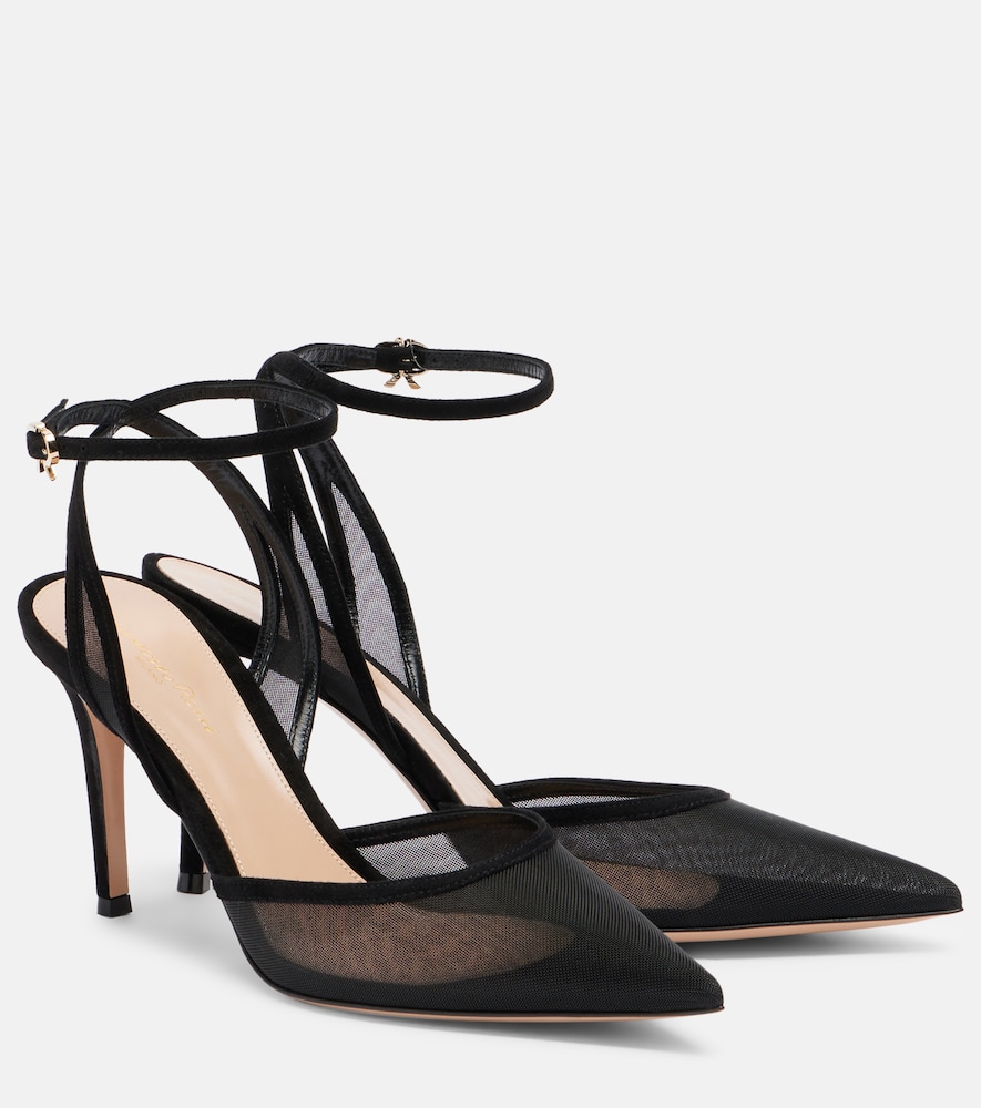Slingback-Pumps Dorotea mit Veloursleder