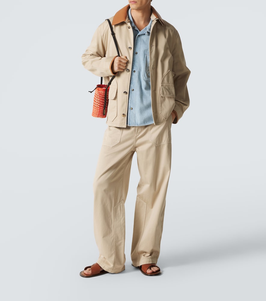  Loewe Loewe Paula's Ibiza Cotton Canvas Straight Pants 