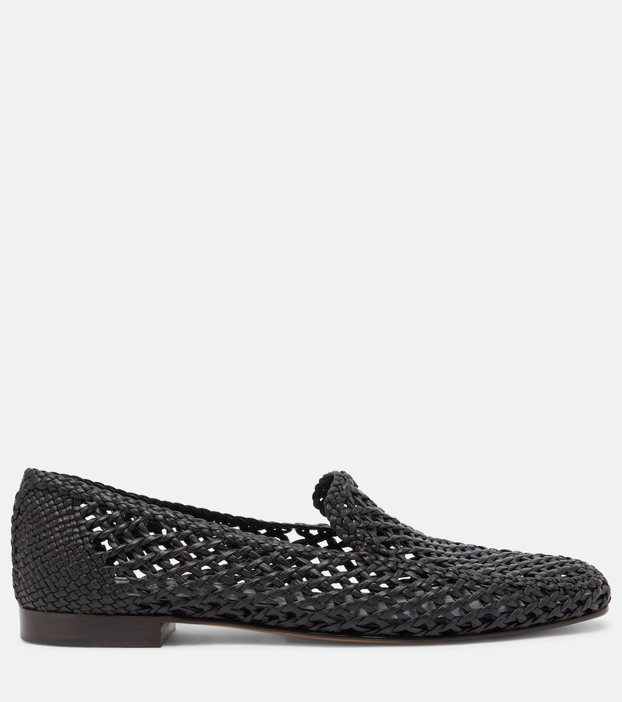  Le Monde Beryl Le Monde Béryl Slip-ons Aus Gewebtem Leder 