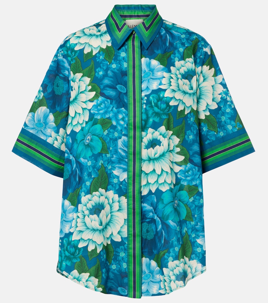 Alemais Alémais Margo oversized printed cotton shirt
