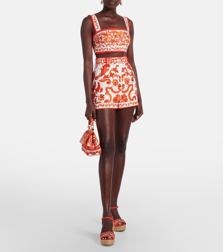Dolce & Gabbana Majolica printed shorts