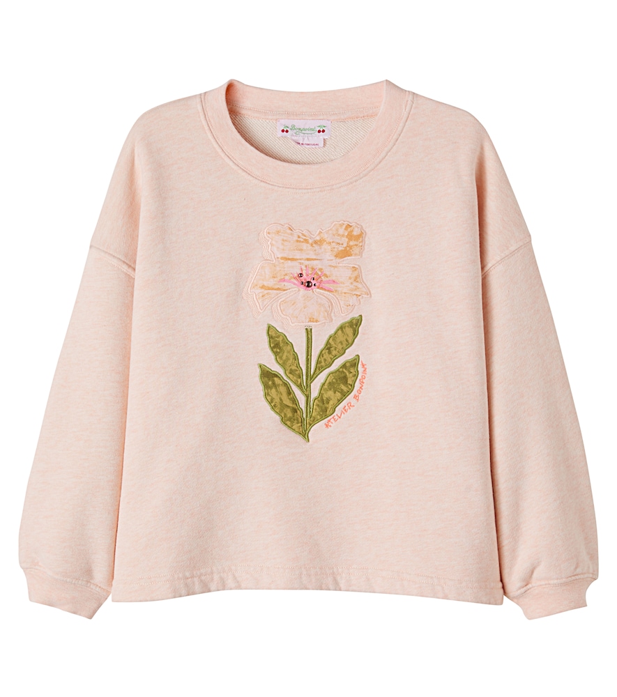 Bonpoint Orange Myla Cotton Jersey Sweatshirt Y Size 4 - Mytheresa